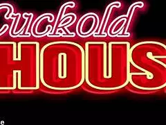 married fitness woman with big clit in threesome with big cocks