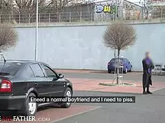 Deviante - Gas Station Glory Hole Rough Fuck For Big Tits Babe With Red Hair