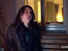 the swiss model is masturbating deliciously here