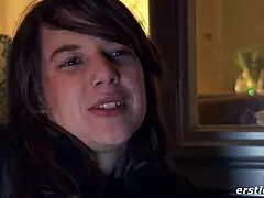 the swiss model is masturbating deliciously here