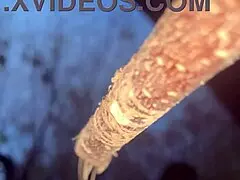 Intense outdoor sex with real witch in forest