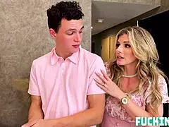 Milf mother-in-law and teen 18+ celebrate birthday with forbidden sex