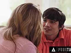 Desperate Milf Pristine Edge Fucks Stepson.