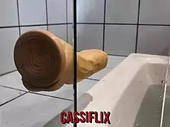 Watch This Latina Make A Tattooed Guy Cum Hard With Her Handjob, Filling Her Palm With Hot Load On Cassiflix.