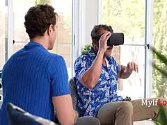 Step Dad in Metaverse as Step Mom and Son Explore Family Fun!