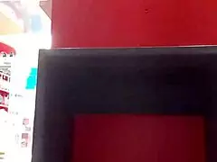 after workout stepsister tries shoes showing dirty feet and panties