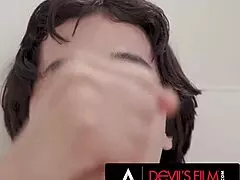 devils film - naughty stepmom annie king fucks her stepson to help him to fap less often