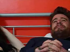 busty tattooed milf in hardcore session with luke - agedlove quickie riding.