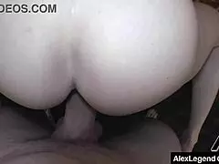 Bbw cougar Raquel Sultra's tits get spermed by Alex Legend - can you handle it?