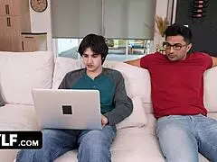 Step-son best friend seduce petite step-mom katrina colt for threesome