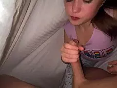 Stepsister fucks stepbrother wildly!