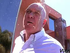 brunette amateur loving doggystyle with young partner