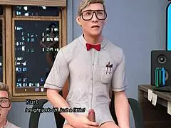 this sexbot game features mommy and lover with dildos