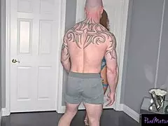 Wow, Richelle Ryan's striptease for that fat dick is so teasing