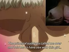 hot chubby girl with big tits watching anime