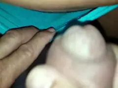 Powerful Cumshot Lands In My Wife's Panties Featuring Karina And Lucas