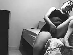 Lays lopes shares her first time homemade masturbation when bored and needy. She fingers her big pussy deeply.