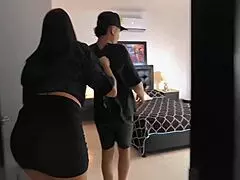 madrastras furiosa castiga a su hijastro atrevido con sexo rudo y dominación total 😡