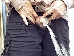 Mature Neighbor Rustyas1 Enjoys Another Day Of Pissing On Small Cock In Homemade Scene