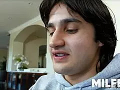 busty ebony stepmom pleasures me with big tits and ass next to pa