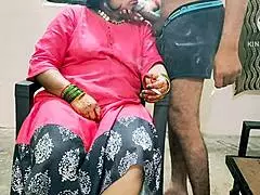 Indian mom having fun with neighbor boys in homemade video