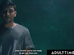 Lonely milf Penny Barber uses AI to deepthroat and fuck her stepson, cum covered in reality