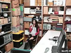 sophie leone bends over her ass and gets fucked doggystyle from behind, licking that monster cock first