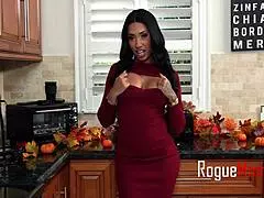 Step mom and I casually take turns fucking our step cousin in this everyday family scenario