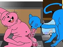 Richard Fucks Nicole Watterson with Monster Cock in Hentai Style