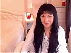 Helga muah teases with a sexy striptease in lingerie