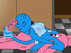 Richard Fucks Nicole Watterson with Monster Cock in Hentai Style