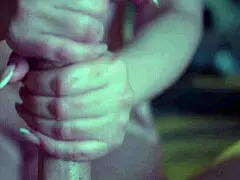 the perverted man fucks the milf's ass hard, then goes ass to mouth.