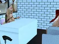 Sims 4 Porn Horny Nurse Bella Fucks Her Patient Mila In Hospital With Big Ass