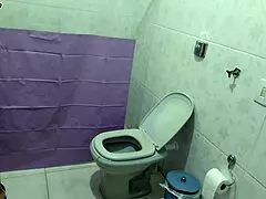 stepmom puts curtain to watch stepson in shower