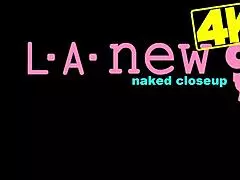 Sweet brunette babe shows her sexy body in casting