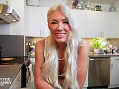 New step mom, are you making junior comfortable with big tits?