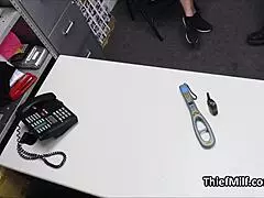 Mall Cop Grabs Lovely Tits And Fucks Hard