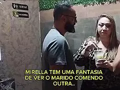 I gave a delicious blowjob to my friend's well-endowed husband and took all his cum in front of her!