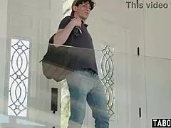 Red BBW MILF Stepmom Lauren Phillips enjoys family outing with stepson