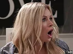 Panties stealer, are you ready for this reverse gangbang by hot neighborhood milfs?