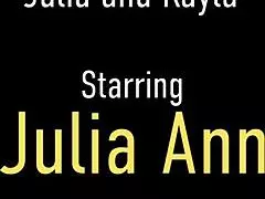 top heavy milf julia ann tongues sexy slut kayla paige