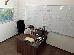 The guard recorded on a hidden camera how I, the petite 18-year-old, masturbate in the garage and published it.