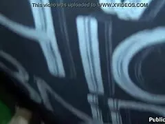 hot wife films herself flashing and having sex in public