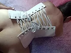 Deep anal double penetration for rented Latina wife