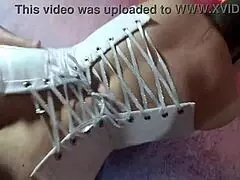 Deep anal double penetration for rented Latina wife