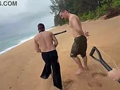 Pirates Seduce Sailors In Post-Shipwreck 4some