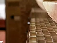 hubby lets me fuck his friends, big tits housewife enjoys muff diving 😍