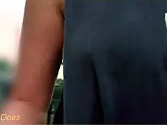 Wifey Street Flashing Big Tits Outdoors