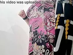 Wonderful italian stepmom exposes hairy pussy in public store!