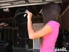 Watching her play makes him hungry.